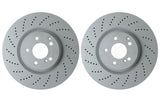 FOR MERCEDES C63 E55 E63 CLS63 AMG FRONT BRAKE DISCS BREMBO PADS SENSOR 360mm