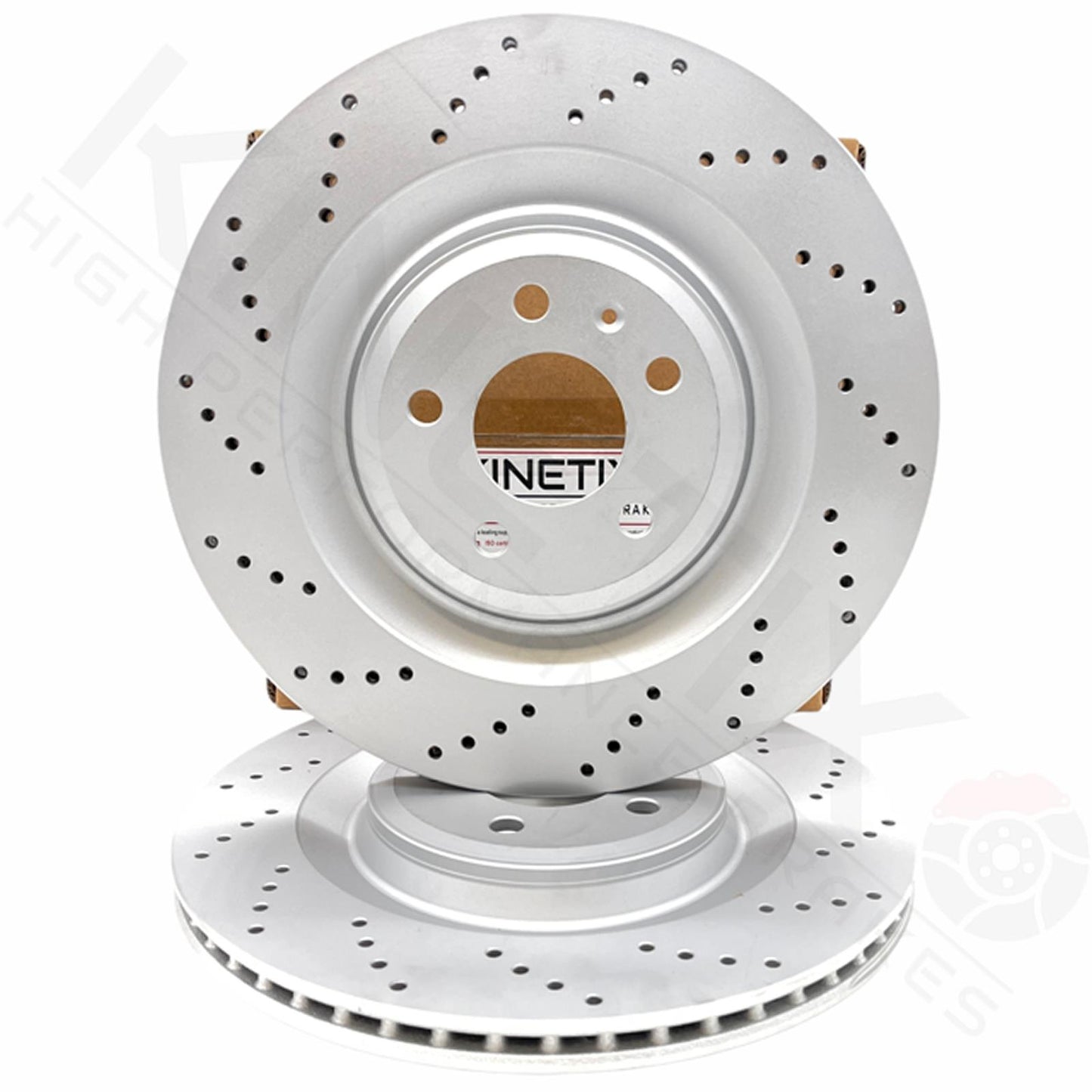 FOR AUDI S6 REAR CROSS DRILLED PERFORMANCE SPORTS BRAKE DISCS PAIR 356mm COATED
