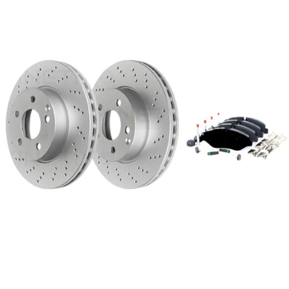 FOR MERCEDES SPRINTER VW CRAFTER 2006- FRONT REAR BRAKE DISCS PADS SHOES SENSORS