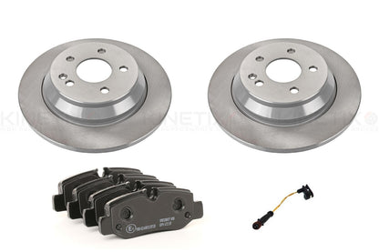 FOR MERCEDES V CLASS W447 VITO 2014- FRONT REAR BRAKE DISCS PADS WEAR SENSORS