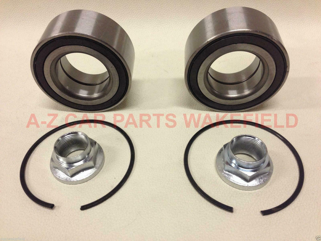 MGZT MG ZT T Rover 75 1.8 2.0 2.5 Front wheel bearing kits abs hub nuts pair X2