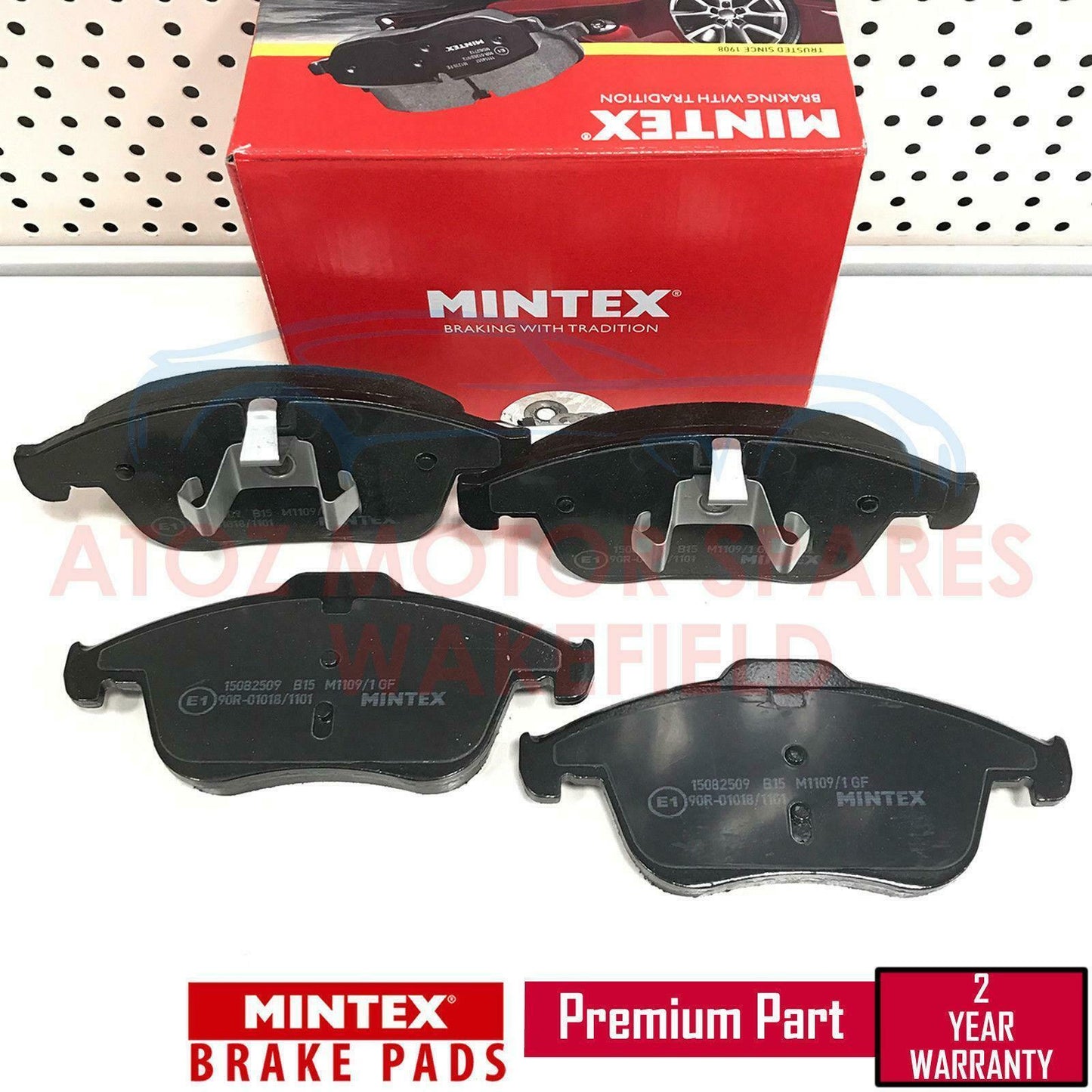 MINTEX GENUINE ORIGINAL BRAKE PADS SET FRONT AXLE MDB3030