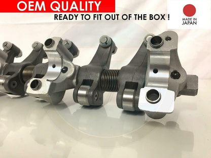 FOR MITSUBISHI 2.5D 2.5TD 4D56 NEW INLET EXHAUST ROCKER ARM ARMS SHAFT SPRINGS