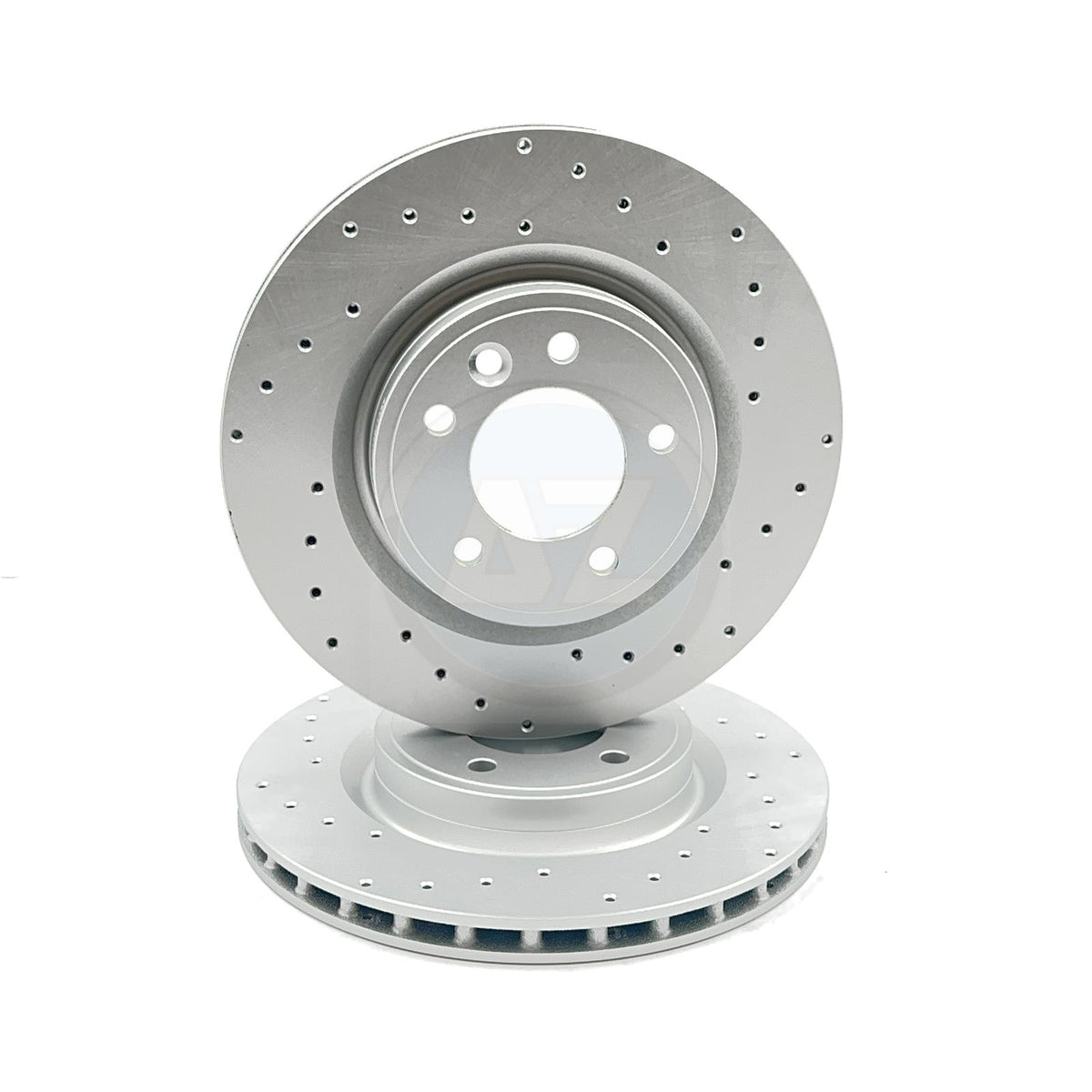 FOR RANGE ROVER SPORT 3.0 D350 DRILLED FRONT REAR BRAKE DISCS APEC PADSSENSORS