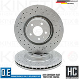 FOR AUDI A7 3.0 TDI QUATTRO FRONT PERFORMANCE BRAKE DISCS MINTEX PADS SET 345mm