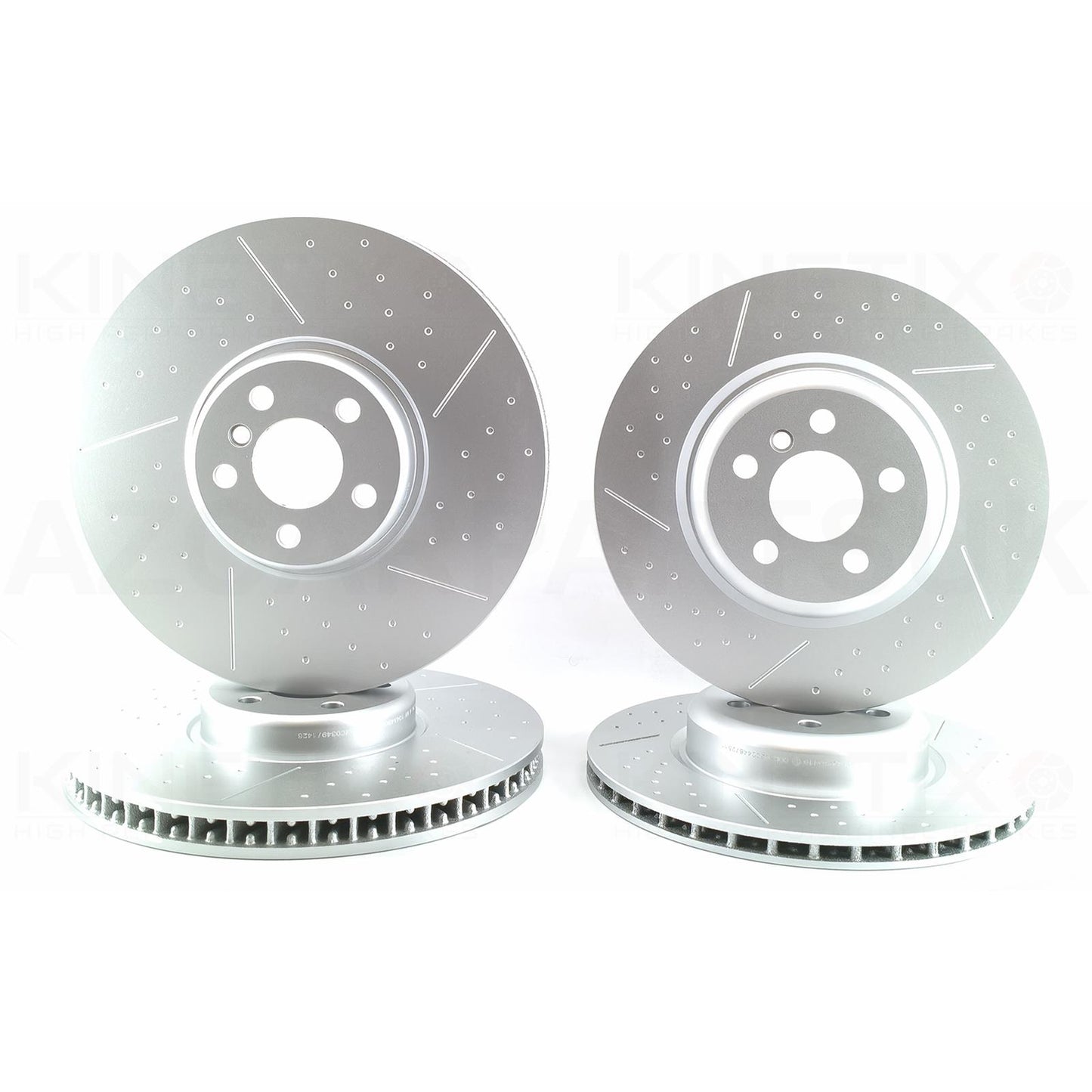 FOR BMW X6 M50i G06 M SPORT M PERFORMANCE DIMPLED GROOVED FRONT REAR BRAKE DISCS 374mm 345mm