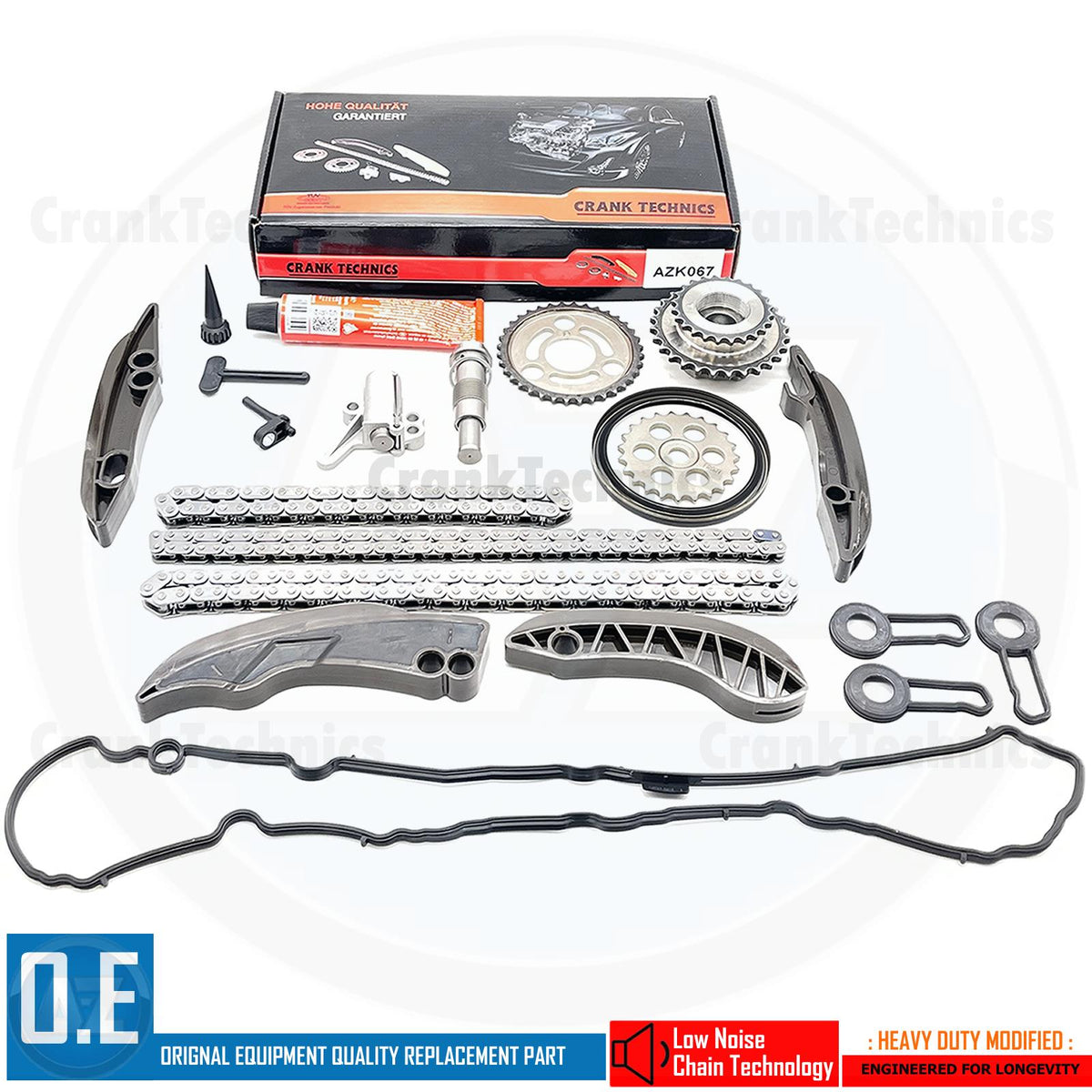 FOR MINI COOPER D F55 F56 F57 UPPER LOWER DIESEL TIMING CHAIN KIT B37C15A