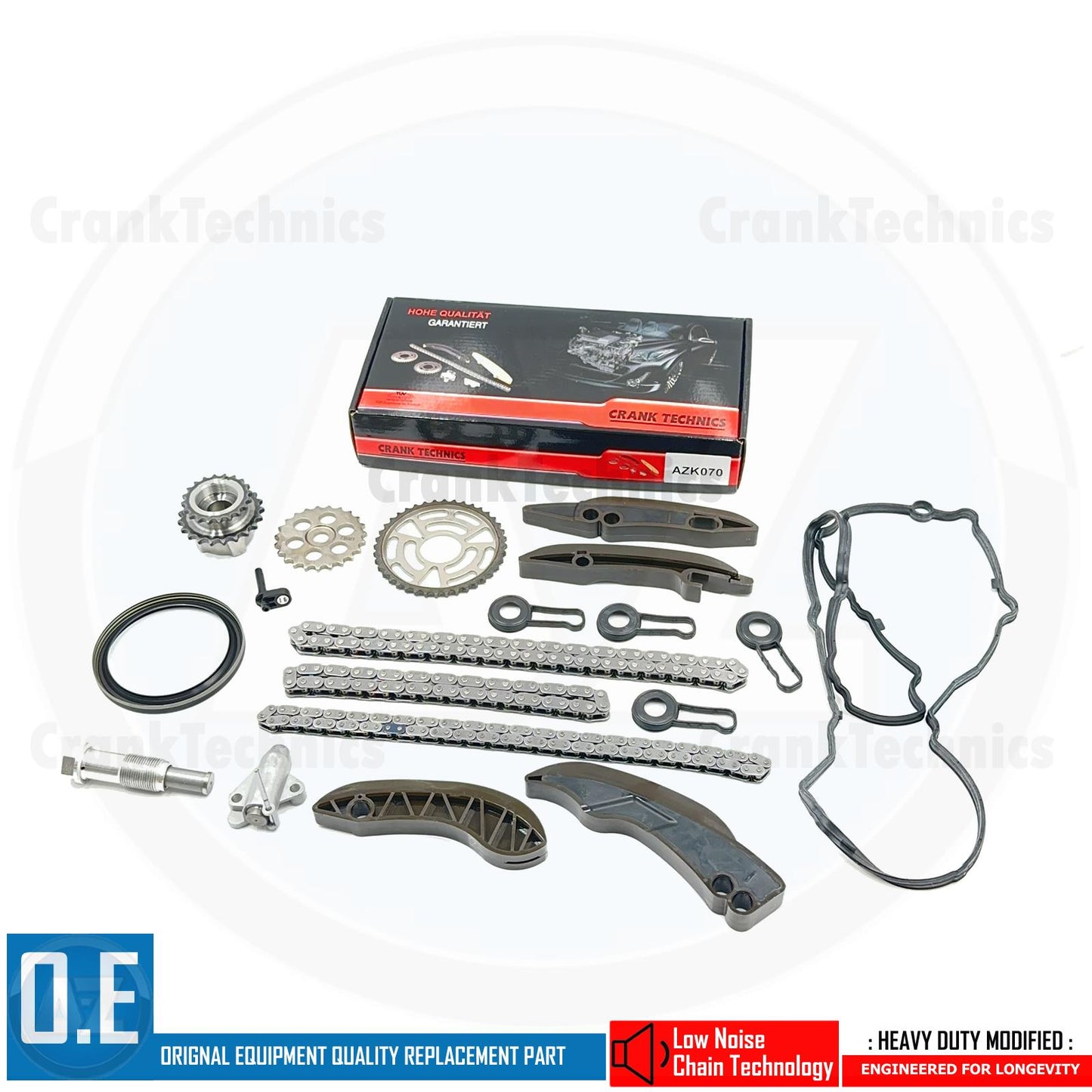 FOR BMW 218d F44 DIESEL UPPER LOWER TIMING CHAIN KIT B47D20A B47C20B B47D20B