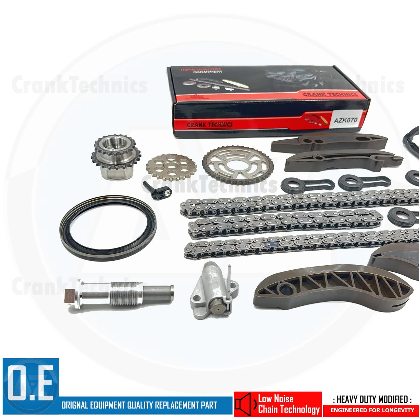 FOR BMW 220d F44 DIESEL UPPER LOWER TIMING CHAIN KIT B47D20A B47C20B B47D20B
