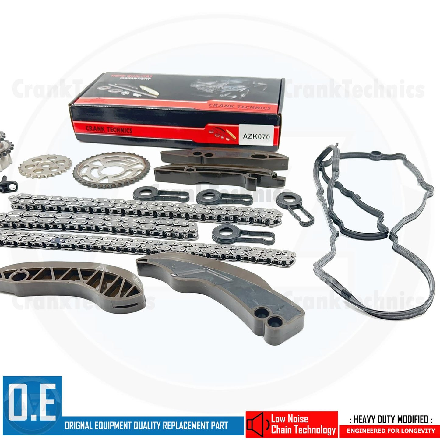 FOR BMW 218d F22 DIESEL UPPER LOWER TIMING CHAIN KIT B47D20A B47C20B B47D20B