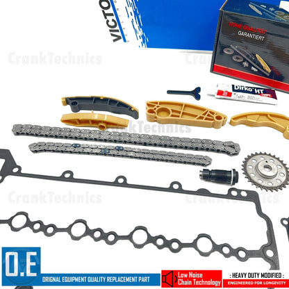 FOR JAGUAR F-PACE 2.0d D165 UPPER & LOWER DIESEL TIMING CHAIN KIT SET