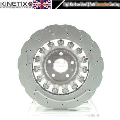 FOR AUDI RS3 8V 2015-2020 WAVY FRONT BRAKE DISCS BREMBO XTRA PADS 370mm 8V0615301S 8V0615301C 8V0615301P