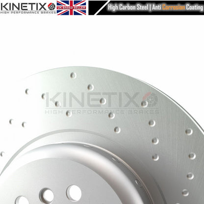 FOR BMW X7 M 60i G07 M SPORT REAR BRAKE DISCS MINTEX PADS SENSOR 370mm