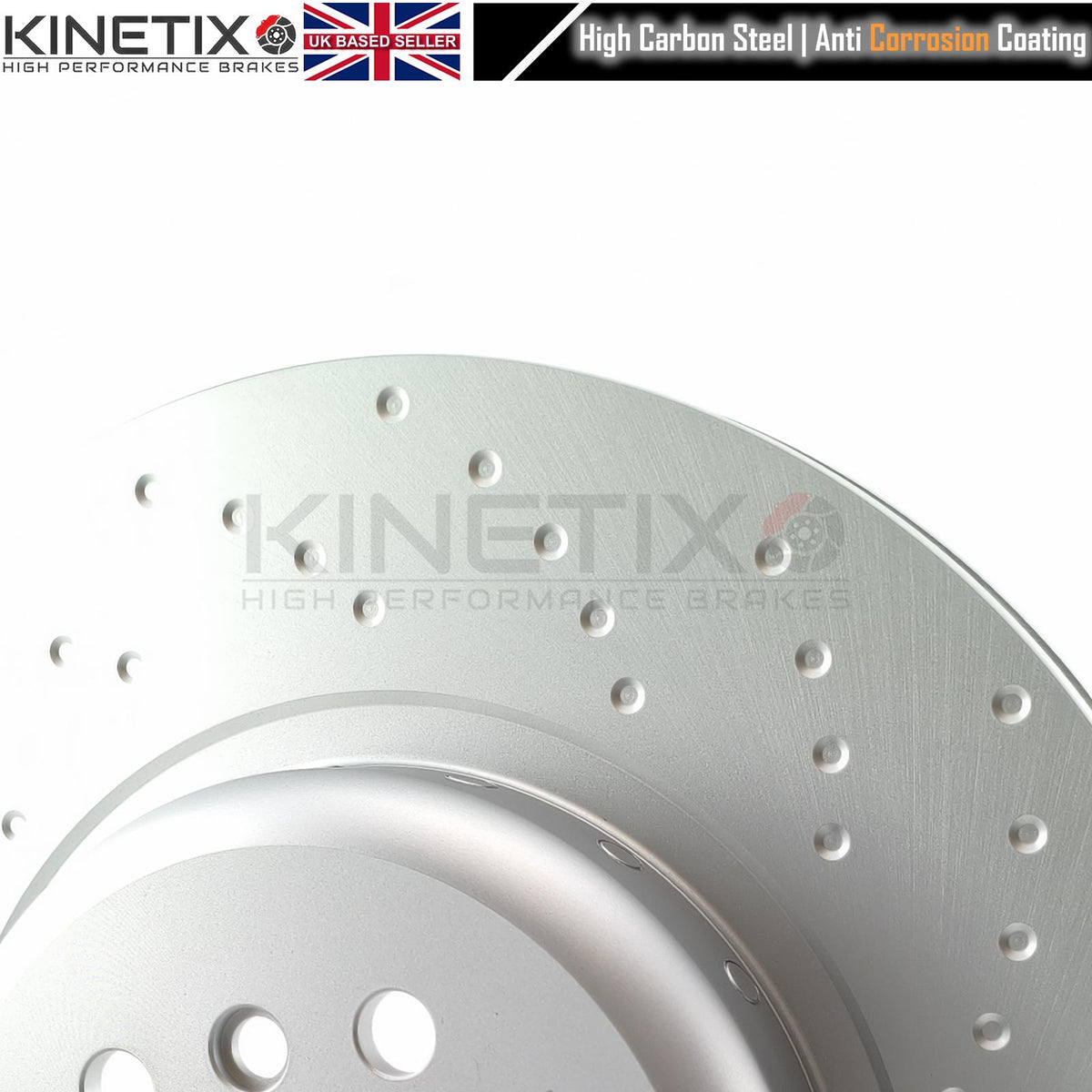 FOR BMW 740i Li G11 G12 M SPORT CROSS DIMPLED REAR BRAKE DISCS PAIR 370mm