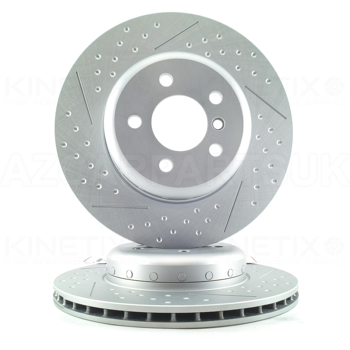FOR BMW 330d 335d 430d 435d F30 F31 F32 F33 F34 F36 M SPORT M PERFORMANCE DIMPLED GROOVED FRONT REAR 2-PIECE Bi-METALLIC BRAKE DISCS 370mm 345mm