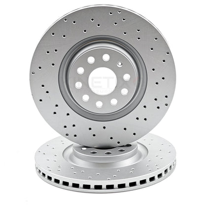 FOR CUPRA ATECA FORMENTOR CROSS DRILLED FRONT REAR BRAKE DISCS PADS 340mm 310mm
