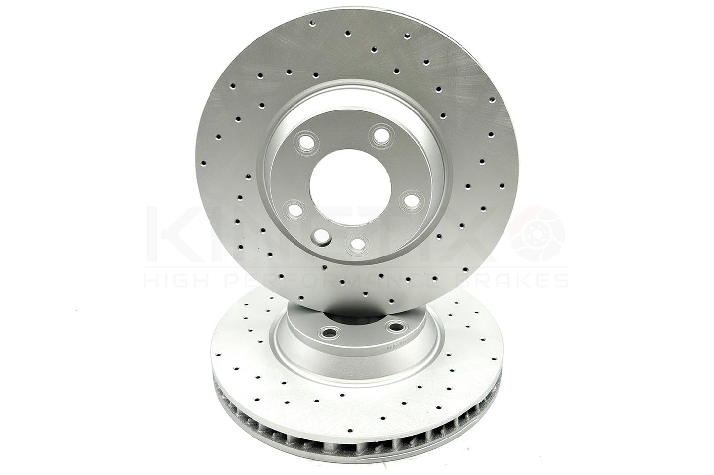 FOR AUDI Q7 4.2 FSI 2006-2010 DRILLED FRONT BRAKE DISCS PADS SENSORS 350mm