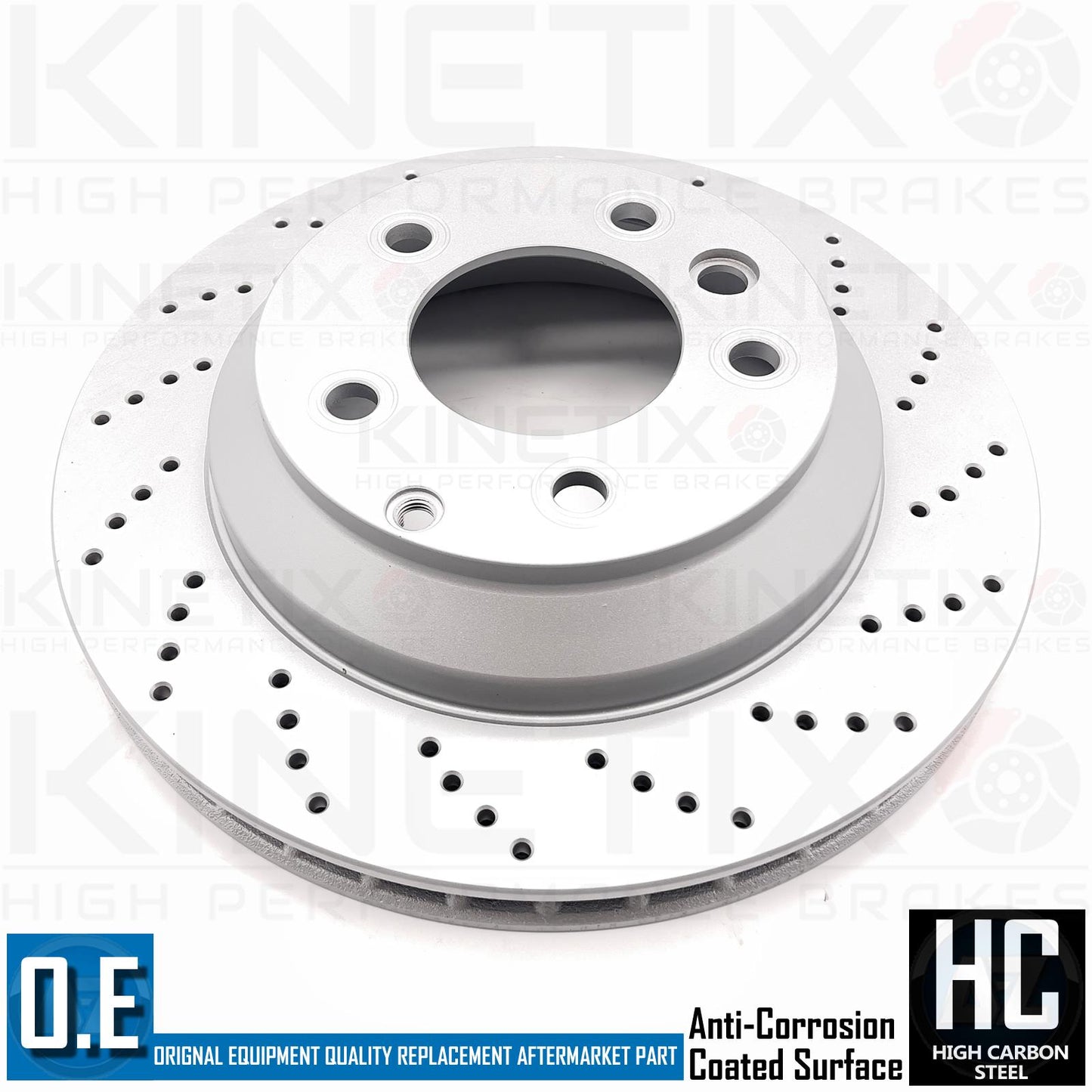 FOR AUDI Q7 3.0 TDI 06-15 DRILLED FRONT REAR BRAKE DISCS PADS SENSORS