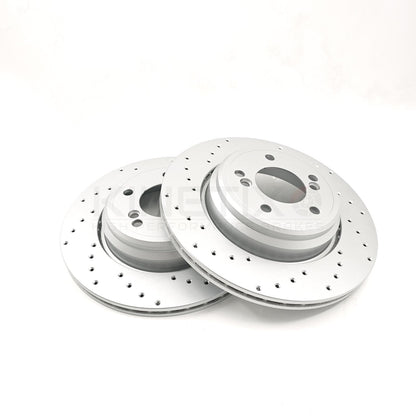 FOR BMW M3 E46 CSL Z4M E85 E86 FRONT REAR BRAKE DISCS TEXTAR PADS 345mm 328mm