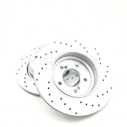 FOR BMW M3 E46 FRONT REAR BRAKE DISCS BREMBO PADS WIRES HAND BRAKE SHOES KIT
