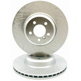 FOR BMW 435d FRONT REAR DIMPLE GROOVED BRAKE DISCS MINTEX PADS WIRES 370mm 345mm