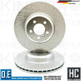 FOR BMW 435i F33 M SPORT FRONT REAR DIMPLED GROOVED BRAKE DISCS MINTEX PADS
