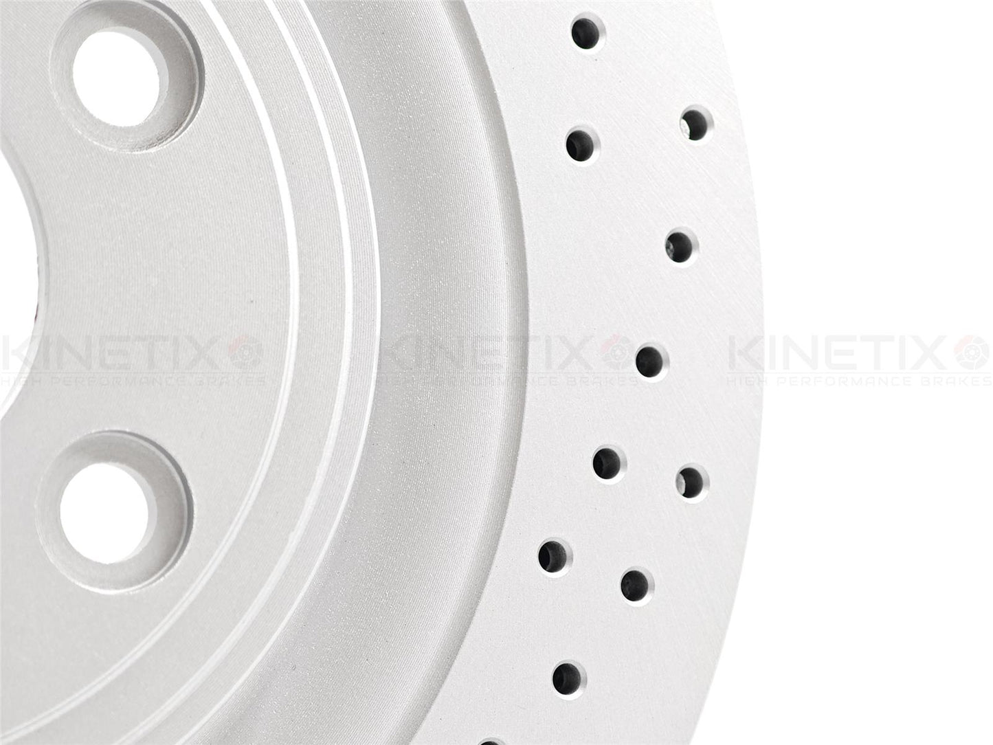 FOR JAGUAR XF D REAR DRILLED PERFORMANCE HIGH CARBON BRAKE DISCS PAIR 326mm