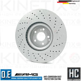 FOR MERCEDES SL55 SL600 SL65 AMG R230 FRONT BRAKE DISCS PADS SENSOR 360mm