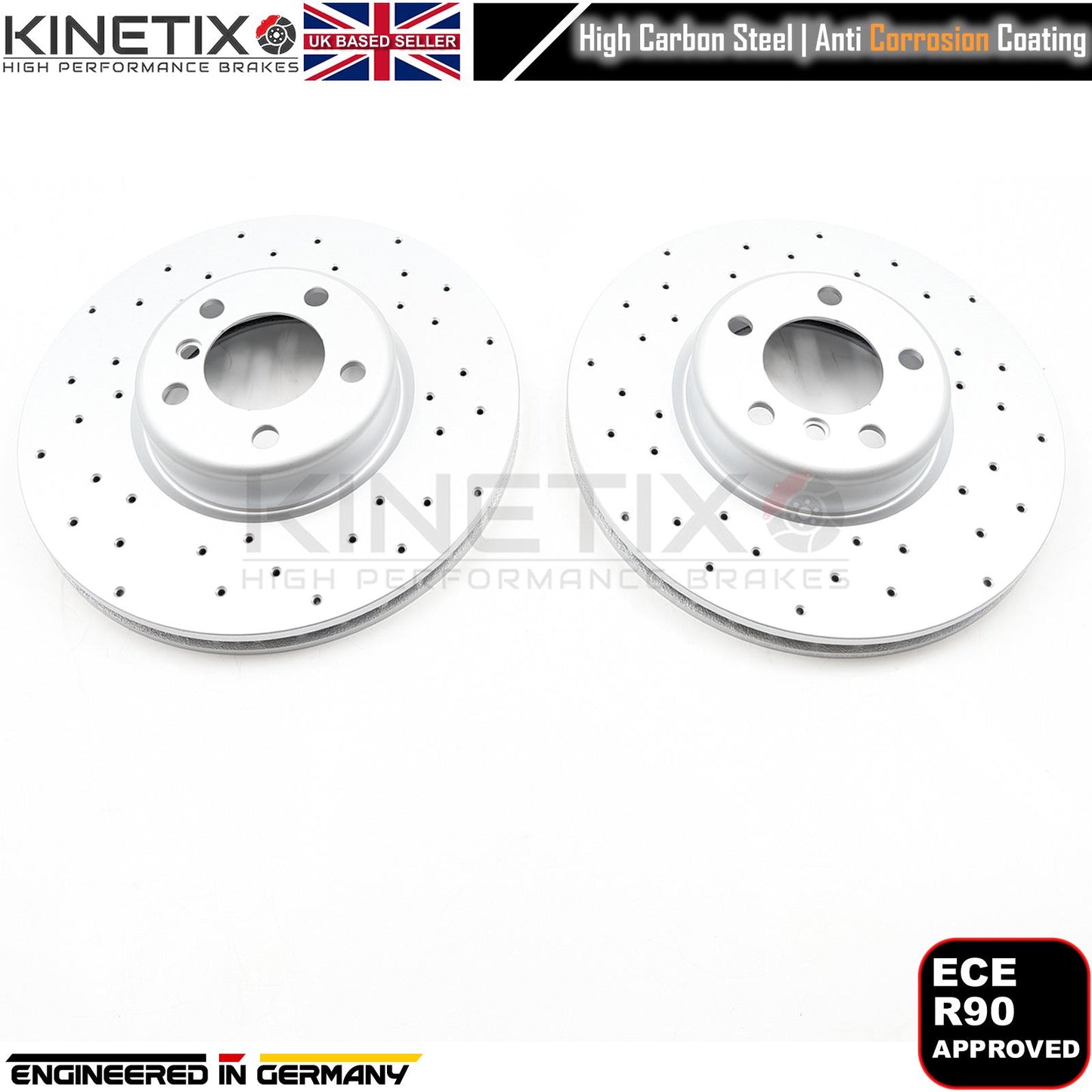 FOR BMW 125i 125d 120d 120i M SPORT DRILLED FRONT BRAKE DISCS MINTEX PADS SENSOR