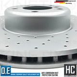 FOR BMW 430d M SPORT FRONT REAR CROSS DRILLED BRAKE DISCS MINTEX PADS SENSORS