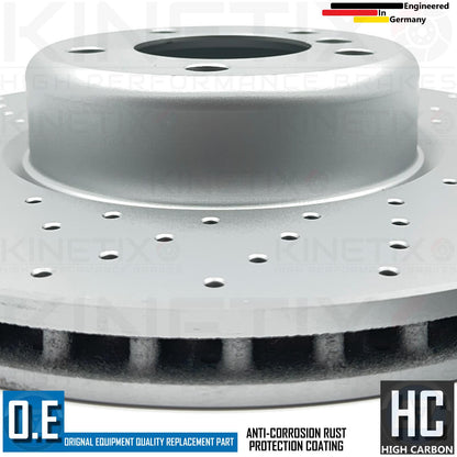 BMW M135i M140i M235i M SPORT FRONT REAR DRILLED BRAKE DISCS MINTEX PADS SENSORS