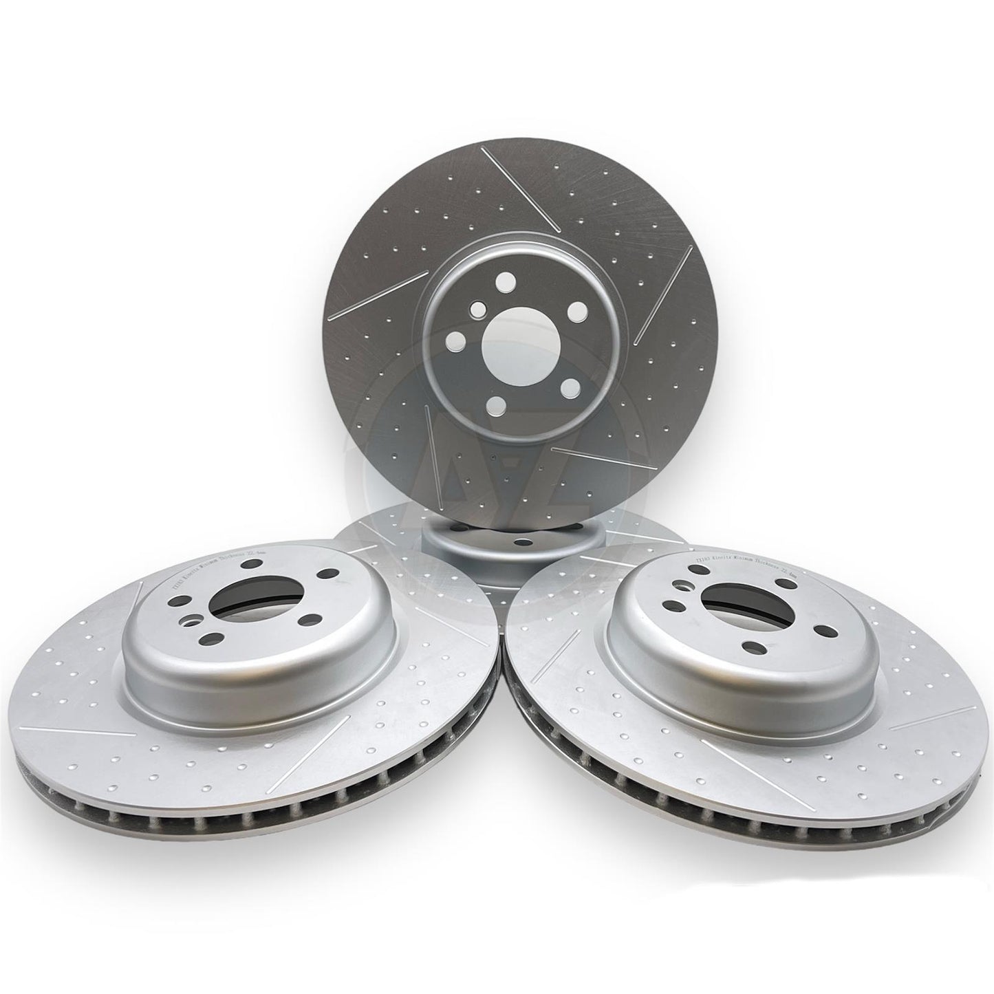 FOR BMW i4 eDrive35 G26 FRONT REAR BRAKE DISCS TEXTAR PADS WIRES 374mm 345mm