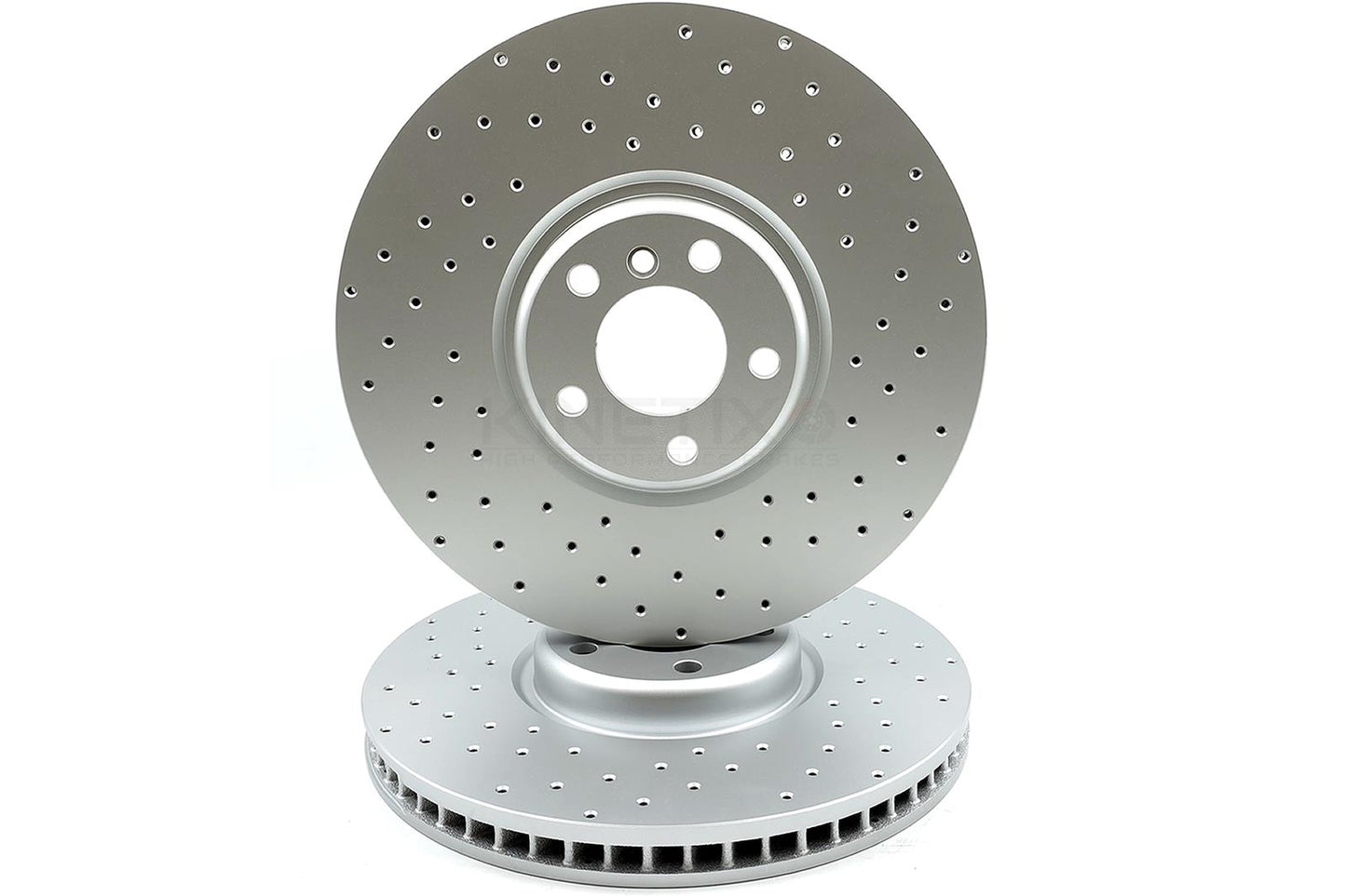 FOR BMW X5 M50d F15 CROSS DRILLED FRONT BRAKE DISCS TEXTAR PADS SENSOR 385mm