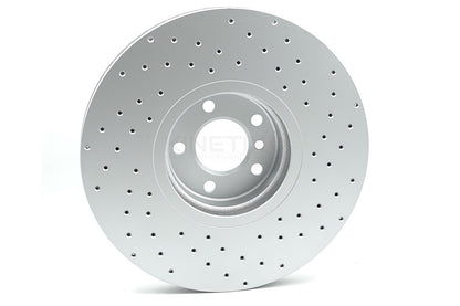 FOR BMW X5 M50d F15 CROSS DRILLED FRONT BRAKE DISCS TEXTAR PADS SENSOR 385mm