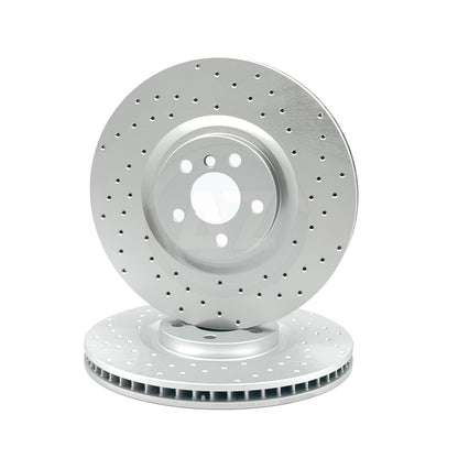 FOR BMW 128 ti M135i M235i X2 M35i F39 F40 F44 DRILLED FRONT BRAKE DISCS 360mm