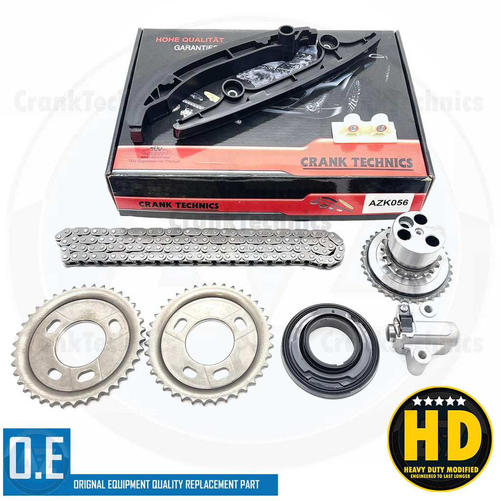 FOR FIAT DUCATO 2.2 D 2006- UPRATED DIESEL ENGINE TIMING CHAIN KIT SET AZK056