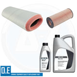 FOR BMW 3 SERIES 320d E90 E91 E92 SERVICE KIT AIR OIL FILTER SET 6L OIL -2007
