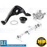 FOR Q3 TIGUAN CARDAN PROP SHAFT CENTRE BEARING FRONT REAR COUPLING DONUTS