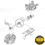 FOR VW TIGUAN AUDI Q3 PROPSHAFT CENTRE BEARING MOUNTING BRACKET MOUNT MODIFIED