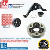 FOR Q3 TIGUAN CARDAN PROP SHAFT CENTRE BEARING FRONT REAR COUPLING DONUTS