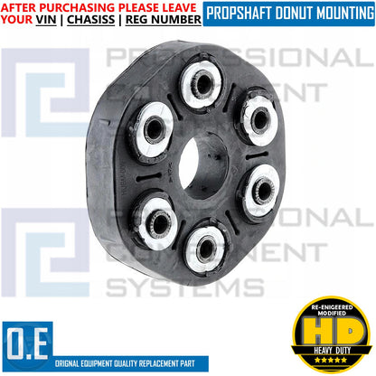 FOR BMW 5/6/7 SERIES X3 FRONT PROPSHAFT COUPLING DOUGHNUT MOUNTING 26117542238