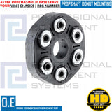 FOR BMW 5/6/7 SERIES X3 FRONT PROPSHAFT COUPLING DOUGHNUT MOUNTING 26117542238