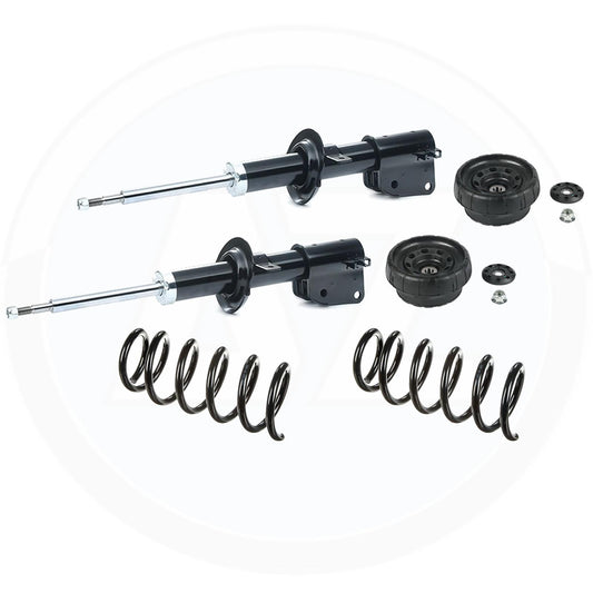 FOR OPEL VAUXHALL VIVARO FRONT SHOCKER SHOCK ABROBERS COIL SPRINGS STRUT MOUNTS
