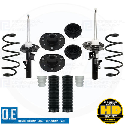 FOR FORD MONDEO 1.6 MK4 FRONT SHOCKERS SHOCK ABSORBERS MOUNTS COIL SPRINGS SET
