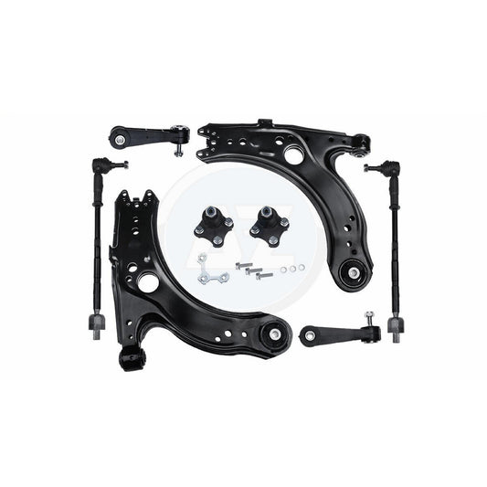 FOR VW GOLF MK4 FRONT SUSPENSION WISHBONE CONTROL ARMS DROP LINKS TRACK ROD ENDS