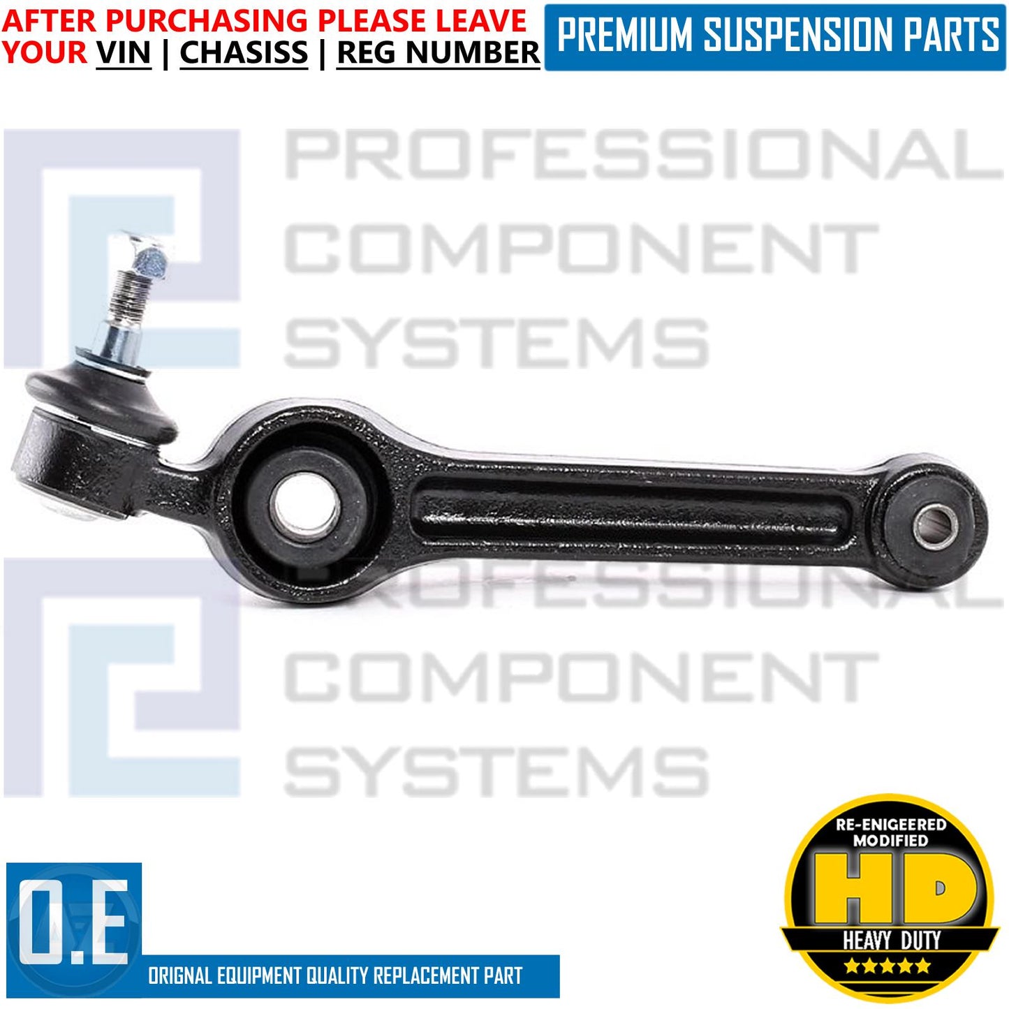 FOR FORD ESCORT MK2 CAPRI FRONT LOWER SUSPENSION WISHBONE CONTROL ARMS PAIR HD