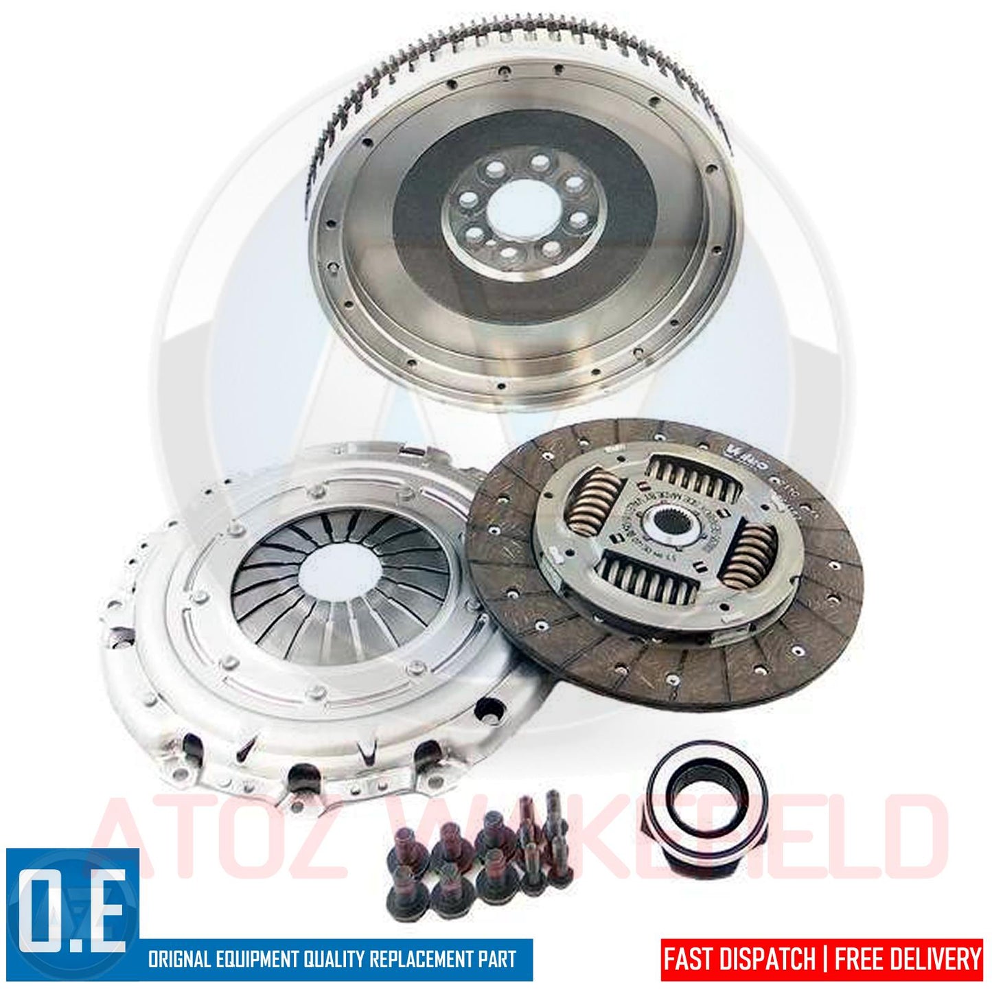 FOR SKODA SUPERB I (3U4) 2.0 DUAL TO SOLID MASS FLYWHEEL CONVERSION CLUTCH KIT