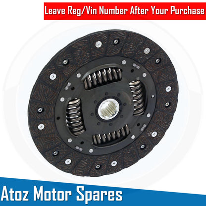 FOR VUXHALL CORSA (C) 1.7 CDTI DUAL TO SOILDMASS FLYWHEEL CONVERSION CLUTCH KIT