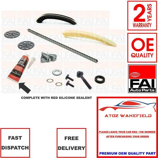 OEM Seat Cordoba Ibiza 1.2 Petrol Timing Chain Kit AZQ BXV BZG Engine 03E198229A