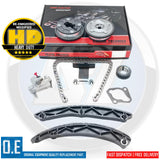 FOR VAUXHALL ADAM CORSA ASTRA 1.0 B10XFT B10XFL TIMING CHAIN KIT & VVT HUB GEARS